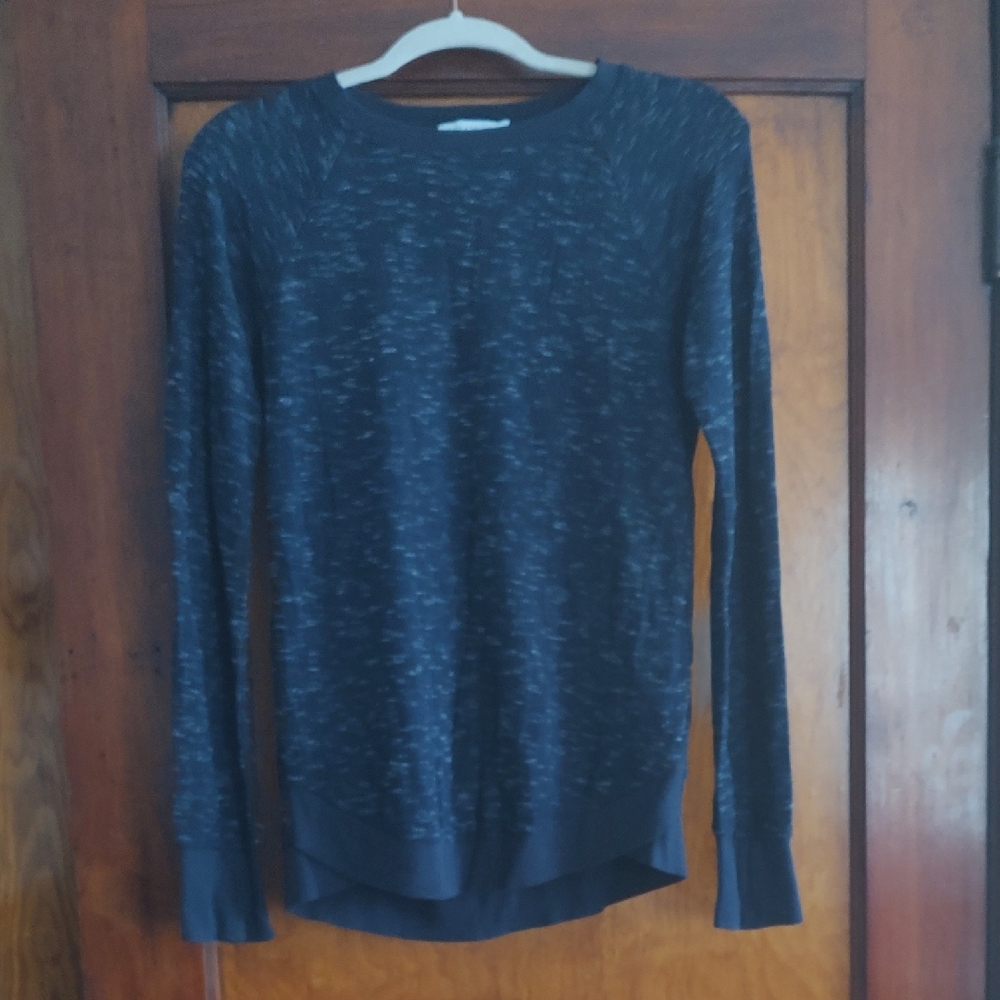 Threads 4 Thought Navy Heather Marled Crewneck Sweater